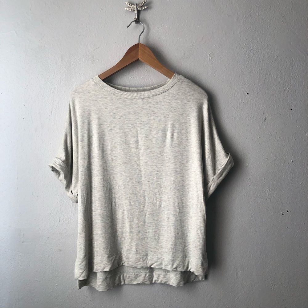 Rachel Zoe heathered grey oversized teeshirt size XS
